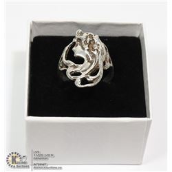 .925 STERLING WOMAN SILHOUETTE  RING