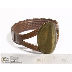 WW1 TRENCH ART BRACELET MADE FROM ARTILLERY