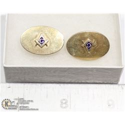 SET OF MASONIC CUFFLINKS