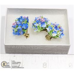 VINTAGE PORCELAIN COSTUME JEWELRY SET