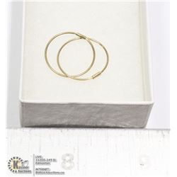 10K GOLD HOOP EARING SET 1.8CM