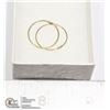 Image 1 : 10K GOLD HOOP EARING SET 1.8CM