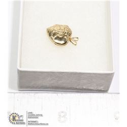 10K GOLD LOVE BIRDS LOCKET 1.5CM