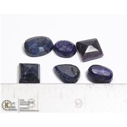 #122-BLUE SAPPHIRE GEMSTONES 76.25ct