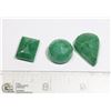 Image 1 : #114-GREEN EMERALD GEMSTONES 72.00ct