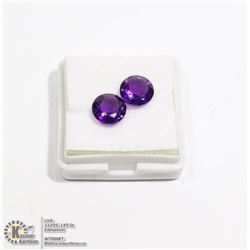 #186-PURPLE AMETHYST GEMSTONES 3.40ct