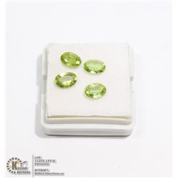 #162-GREEN PERIDOT GEMSTONES 2.65ct