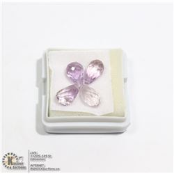 #158-PURPLE AMETHYST GEMSTONES 7.45ct