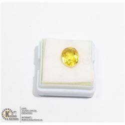 #219-YELLOW CITRINE GEMSTONE 4.0ct