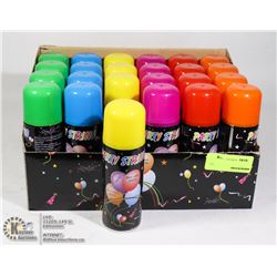 UNCLAIMED CASE OF SILLY STRING