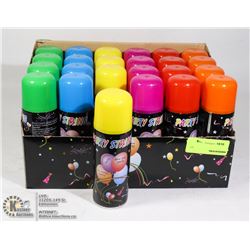 UNCLAIMED CASE OF SILLY STRING