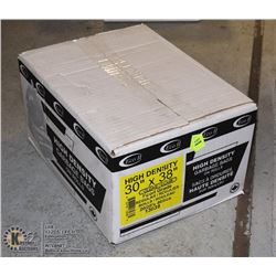 UNCLAIMED CASE OF 30" X  38" GARBAGE BAGS