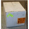Image 1 : UNCLAIMED CASE OF 250 38"X40" REGULAR BLACK