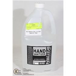 4L BOTTLE OF PARALLEL 49 HAND SANITIZER