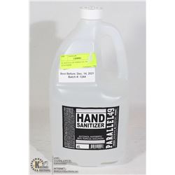 4L BOTTLE OF PARALLEL 49 HAND SANITIZER