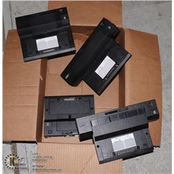 BOX OF STORAGE LOCKER FIND DELL LAPTOP DOCKING