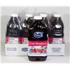 Image 1 : CASE OF 8 OCEAN SPRAY CRAN-RASPBERRY JUICE