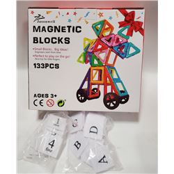 133PC MAGNETIC BLOCKS LEARNING TOY AGES 3+