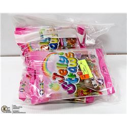 BAG WITH JELLY STRAWS