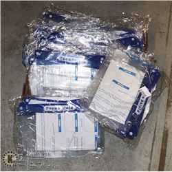 LARGE FLAT OF FACE SHIELDS