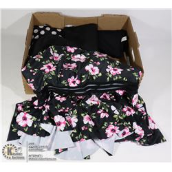 LOT OF 3 BATHING SUITS, 2 PIECE, SIZE LARGE