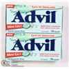 Image 1 : TWO BOTTLES OF ADVIL MINI-GELS PAIN RELIEVER