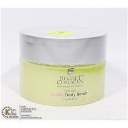 SECRET COLLAGEN SEA SALT VANILLA BODY SCRUB