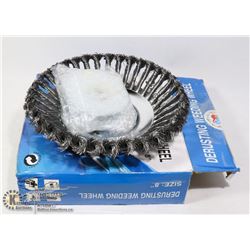 8" DE-RUSTING WIRE WHEEL