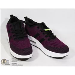 PURPLE/ BLACK SHOES SIZE 37