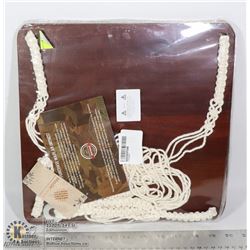 HANDCRAFTED IN VIETNAM HANGING SHELF