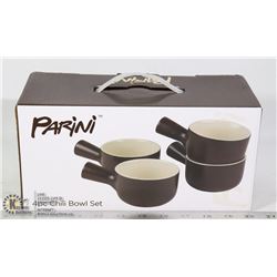 NEW PARINI 4PC CHILI BOWL SET