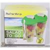 Image 1 : NEW SET OF TWO SALAD TO GO KITS