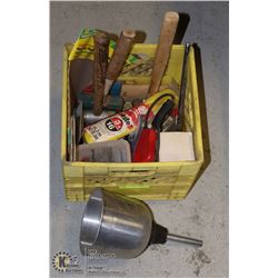 TOOLS- ASSORTED CRATE LOT