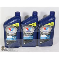 3 BOTTLES OF VALVOLINE FULL SYNTHETIC ATF