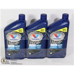 3 BOTTLES OF VALVOLINE FULL SYNTHETIC ATF