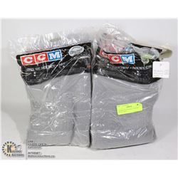 6 PAIRS OF CCM ADULT HOCKEY SOCKS GREY