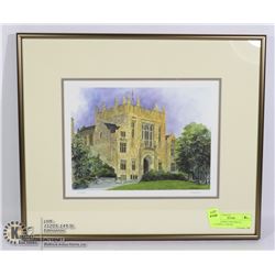 FRAMED PRINT HISTORICAL BUILDING- # 160/500