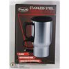 Image 1 : NEW 14-OZ STAINLESS STEEL HEATED TRAVEL MUG