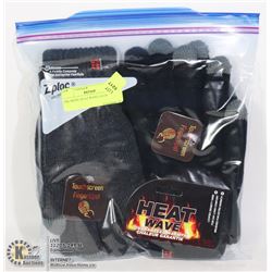 2PK MENS HEAT WAVE GLOVES