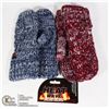 Image 1 : 2PK LADIES HEAT WAVE MITTENS