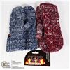 Image 1 : 2PK LADIES HEAT WAVE MITTENS