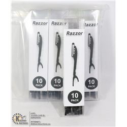 10 PACK X4  DISPOSABLE RAZORS NEW