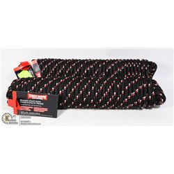 TWO NEW 3/8" 75' LENGTHS OF ROPE