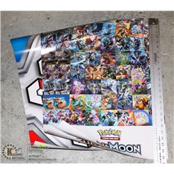 POKEMON COLLECTORS POSTERS X3, NEW