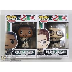 TWO GHOSTBUSTER FUNKO POPS