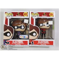 TWO INCREDIBLES 2 ELASTIGIRL FUNKO POPS