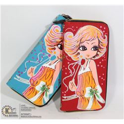 TWO WOMENS WALLETS