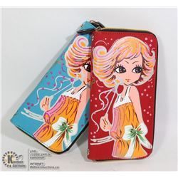 TWO WOMENS WALLETS