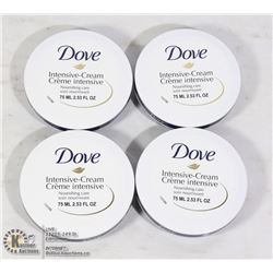 FOUR NEW DOVE INTENSIVE CREAM NOURISHING CARE