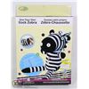 Image 1 : NEW SEW YOUR OWN SOCK ZEBRA KIT